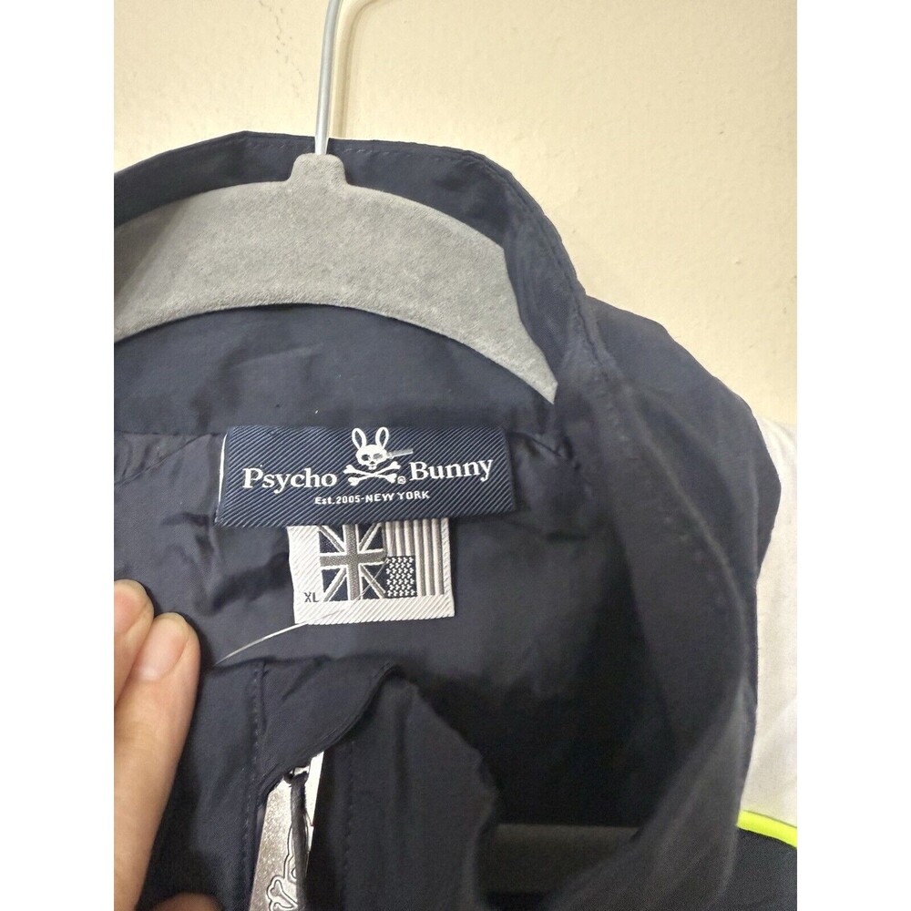 Psycho Bunny Mens size 7/XL Lowick Sport Full Zip Jacket color blocked NWT $195 - Picture 3 of 13